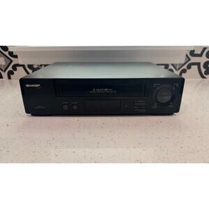 VCR Sharp VC-A572U - 4 Head VCR VHS Tested & Works - No Remote